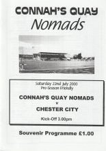 Connahs Quay v Chester City 22-Jul-2000