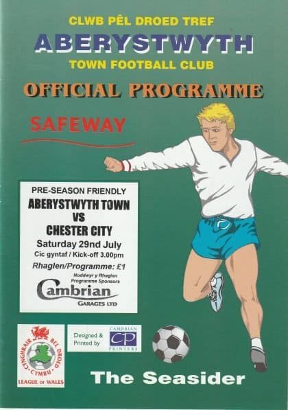 Aberystwyth Town v Chester City 29-Jul-2000