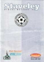 Staveley Miners Welfare v Chesterfield  16-Jul-2001