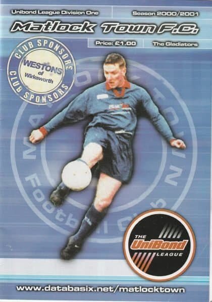 Matlock Town v Chesterfield 2001-02
