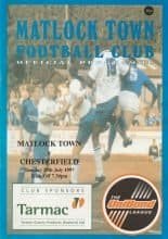 Matlock Town v Chesterfield 29-Jul-1997