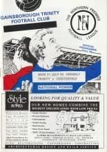 Gainsborough Trinity v Chesterfield  31-Jul-1995
