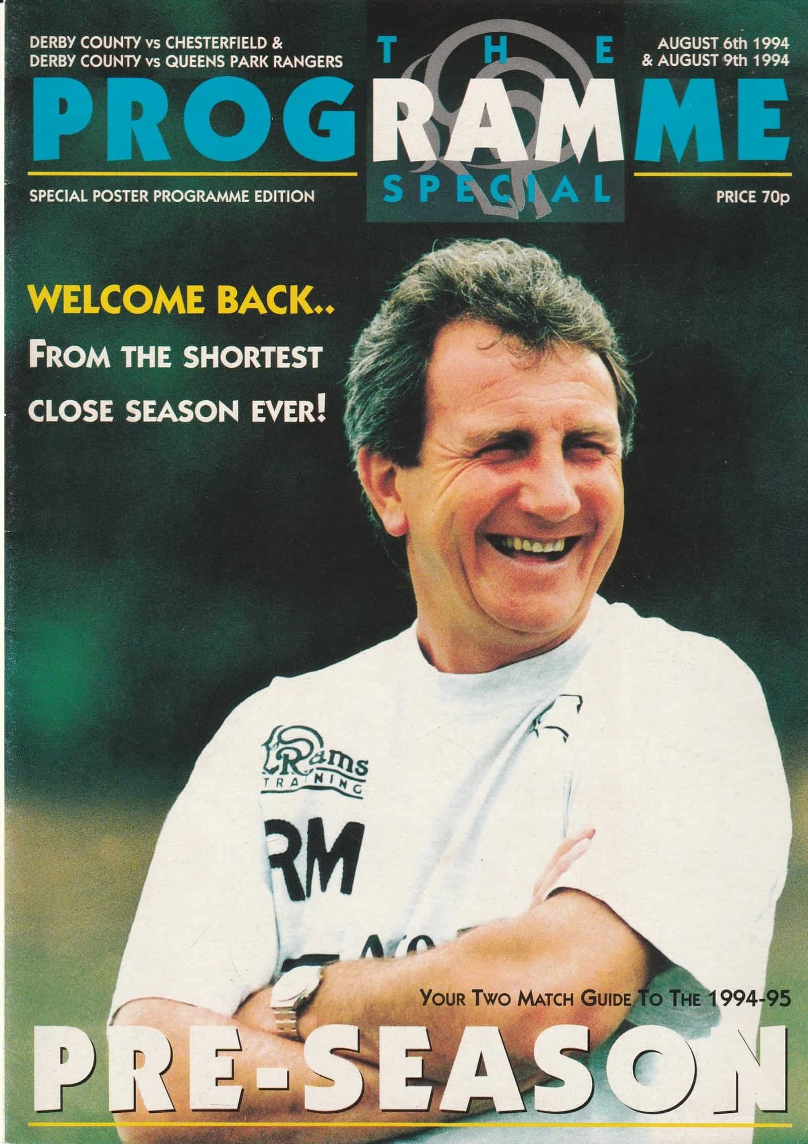 Derby County v Queens Park Rangers 09-Aug-1994