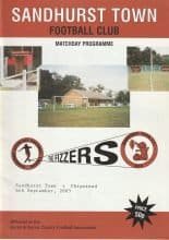 Sandhurst Town v Chipstead 06-Sep-2003