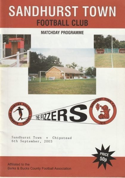 Sandhurst Town v Chipstead 06-Sep-2003