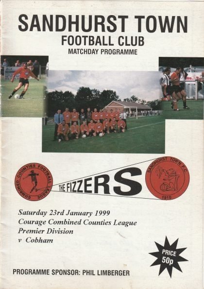 Sandhurst Town v Cobham  23-Jan-1999