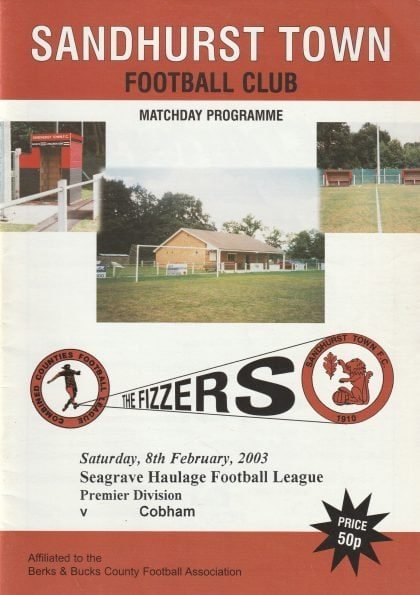 Sandhurst Town v Cobham 08-Feb-2003