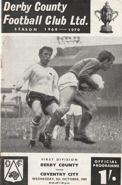 Derby County v Coventry City 08-Oct-1969