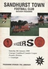 Sandhurst Town v Cranleigh 08-Jan-2000