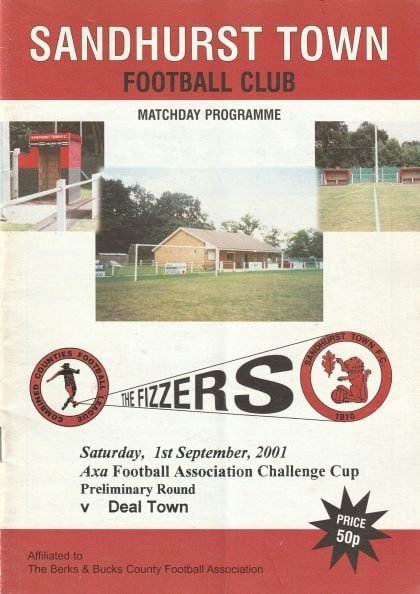 Sandhurst Town v Deal Town 01-Sep-2001