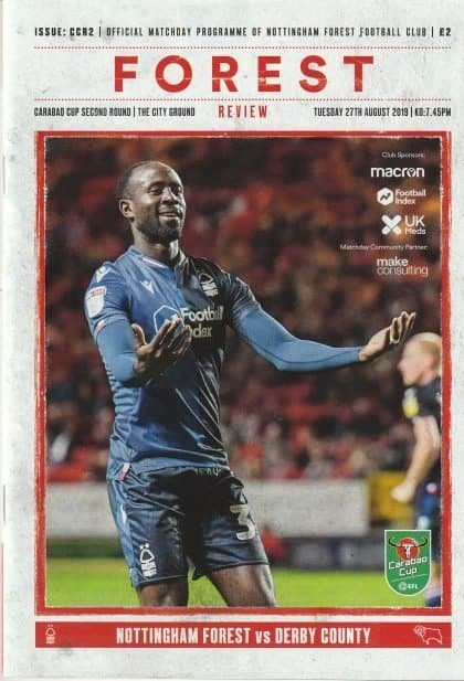 Nottingham Forest v Derby County 27-Aug-2019