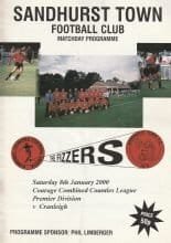 Sandhurst Town v Didcot Town 05-Feb-2000