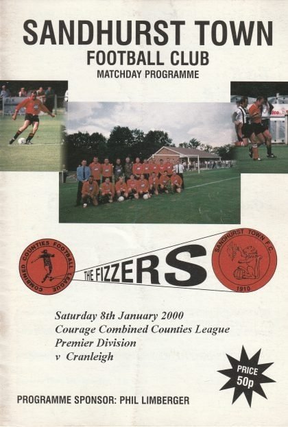 Sandhurst Town v Didcot Town 05-Feb-2000