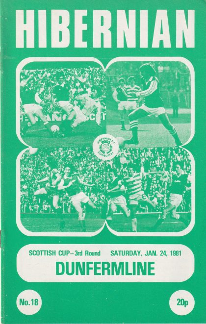 Hibernian v Dunfermline 24-Jan-1981