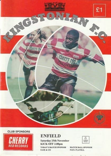 Kingstonian v Enfield 25-Nov-1995