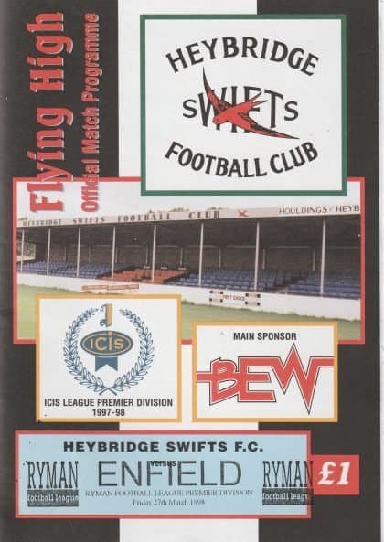 Heybridge Swifts v Enfield 27-Mar-1998