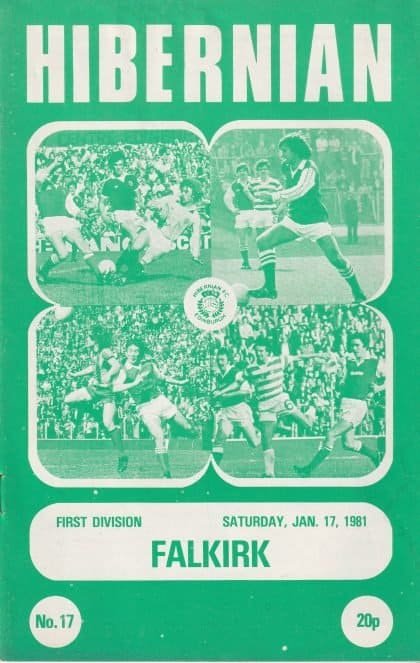 Hibernian v Falkirk 17-Jan-1981