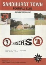 Sandhurst Town v Feltham 29-Mar-2003