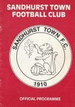 Sandhurst Town v Feltham 06-May-2000