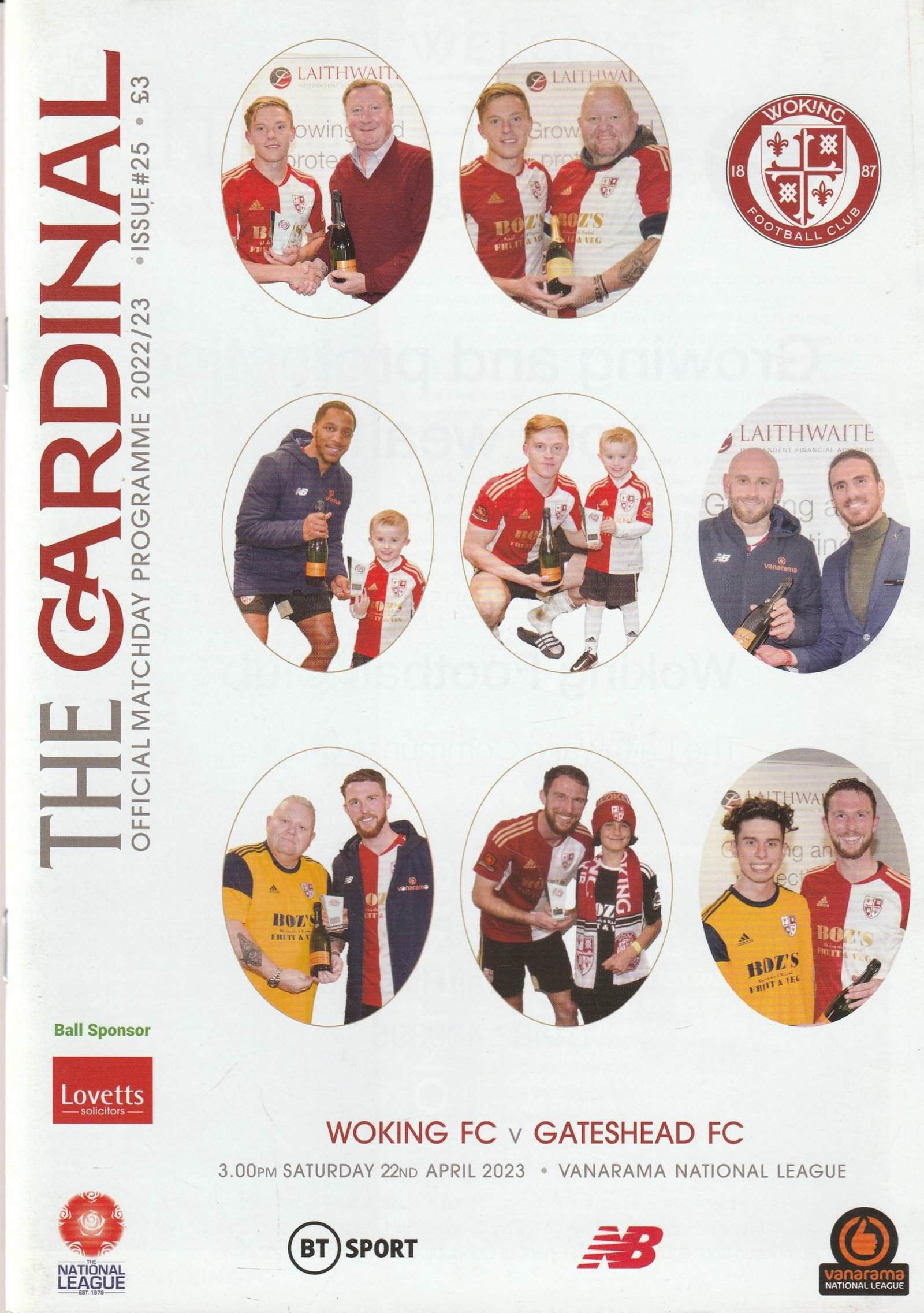 Woking v Gateshead 22-Apr-2023