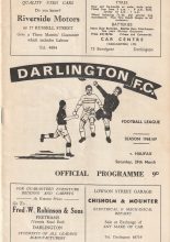Darlington v Halifax Town 29-Mar-1969