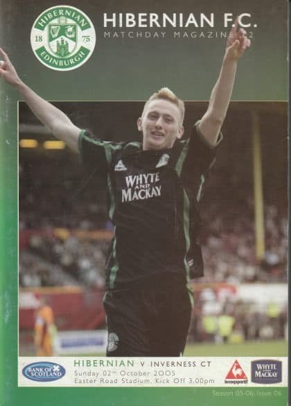 Hibernian v Inverness Caledonian Thistle 02-Oct-2005