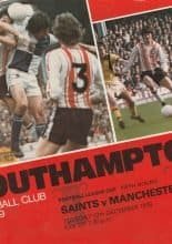 Southampton v Manchester City  12-Dec-1978