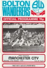 Bolton Wanderers v Manchester City 21-Oct-1978