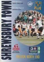 Shrewsbury Town v Preston North End 26-Apr-1997