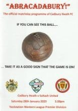Cadbury Heath v Saltash United 28-Jan-2023