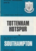 Tottenham Hotspur v Southampton 07-Apr-1973