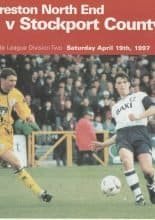 Preston North End v Stockport County 19-Apr-1997