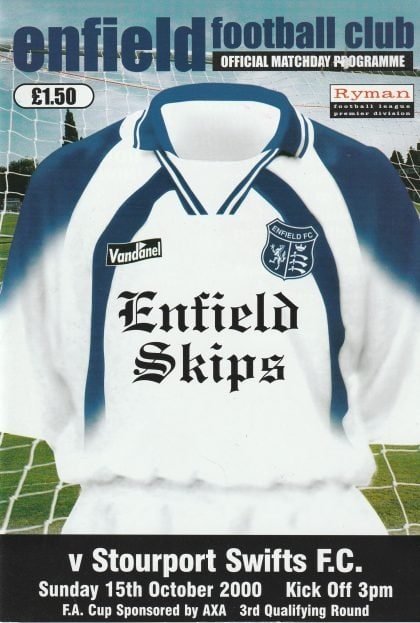 Enfield v Stourport Swifts 15-Oct-2000