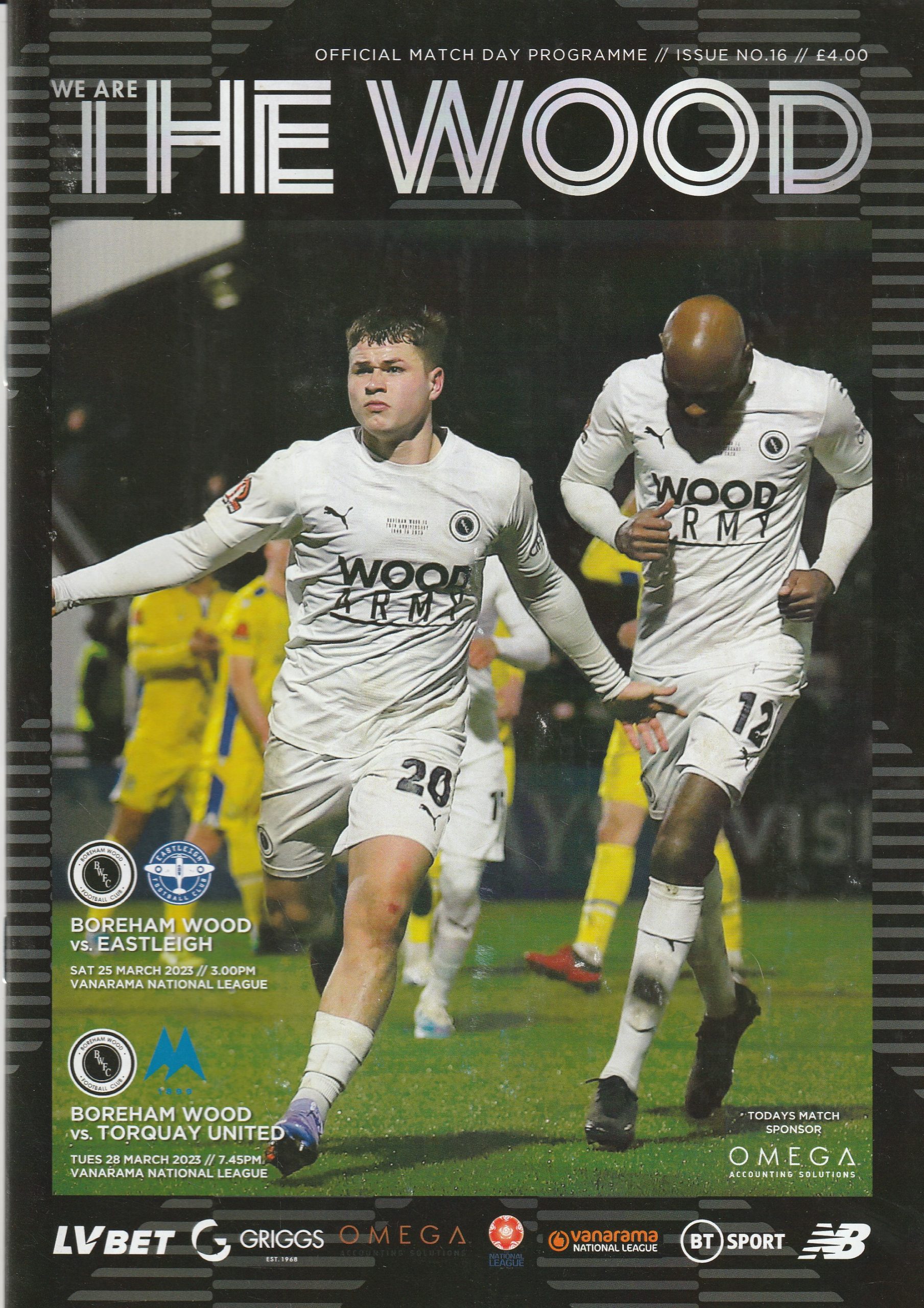 Boreham Wood v Torquay United 28-Mar-2023