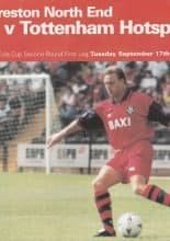 Preston North End v Tottenham Hotspur 17-Sep-1996