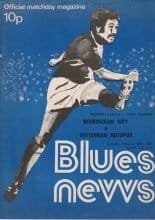 Birmingham City v Tottenham Hotspur 18-Feb-1975