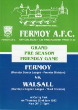 Fermoy v Walsall 22-Jul-1993