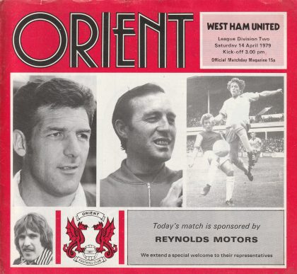 Leyton Orient v West Ham United 14-Apr-1979