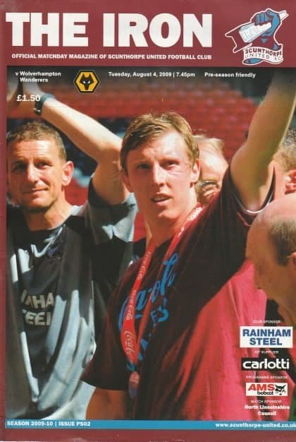 Scunthorpe United v Wolverhampton Wanderers  04-Aug-2009