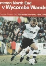 Preston North End v Wycombe Wanderers 15-Feb-1997