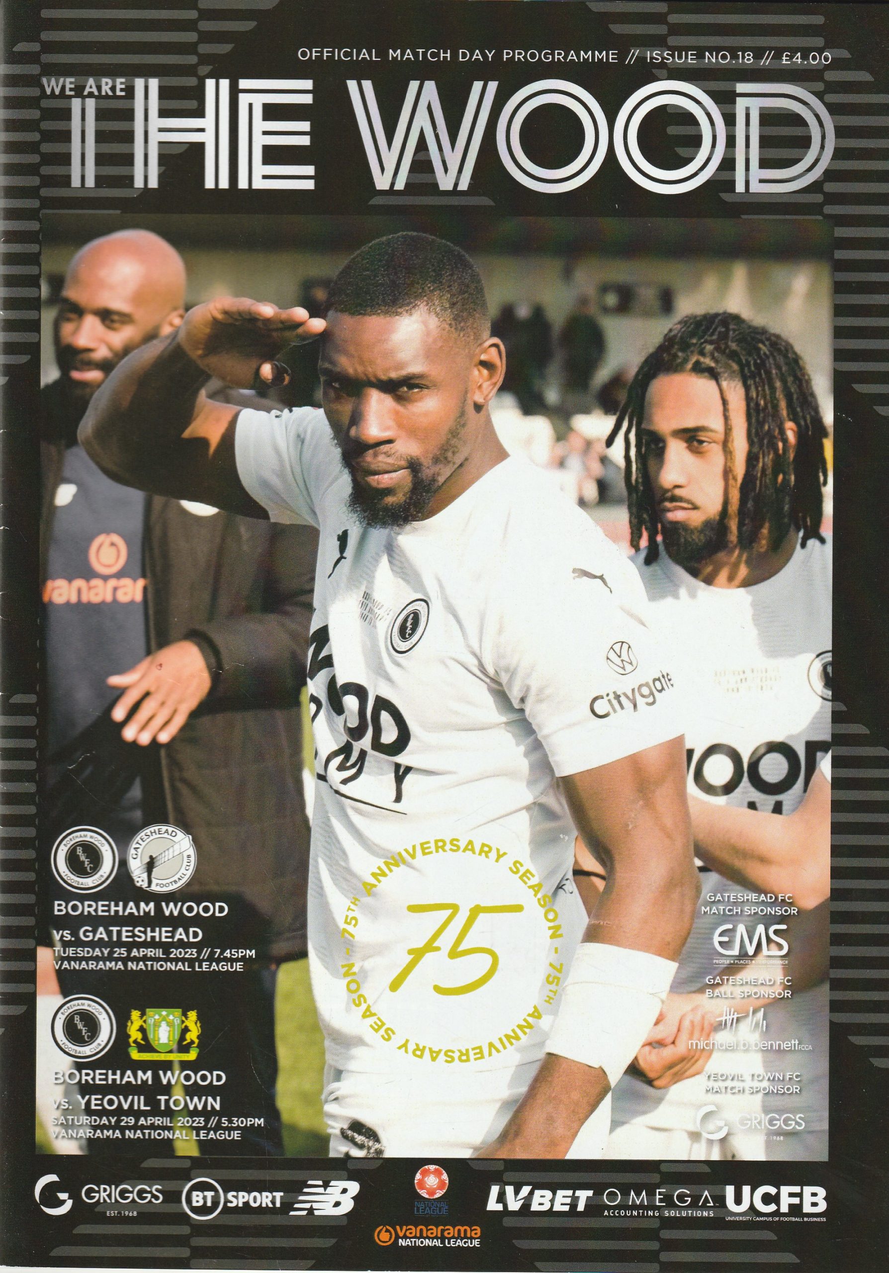 Boreham Wood v Yeovil Town 29-Apr-2023