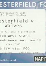 Chesterfield v Wolverhampton Wanderers 23-Jul-2013