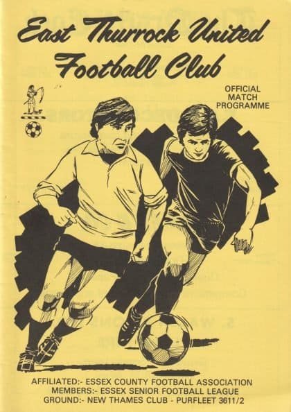 East Thurrock United v Brightlingsea United 11-Dec-1982