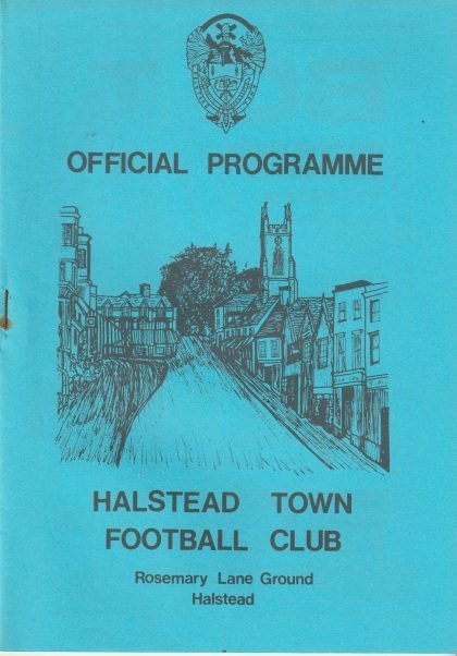 Halstead Town Reserves v East Ham Reserves 28-Nov-1981