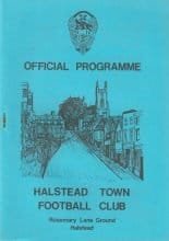 Halstead Town v East Thurrock United 29-Aug-1981