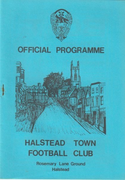 Halstead Town v East Thurrock United 29-Aug-1981