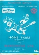 Home Farm v Manchester United 11-Aug-1976