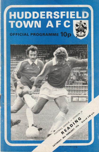 Huddersfield Town v Reading 28-Feb-1976