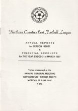Northern Counties East Football Annual Report & Financial Accounts 1996/97