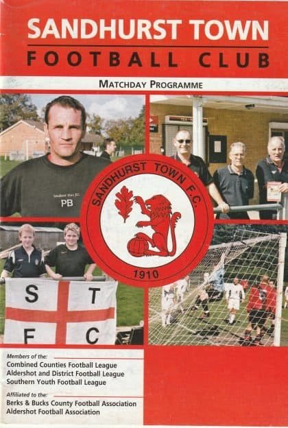 Sandhurst Town v Southall 26-Nov-2005